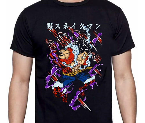 One Piece - Luffy Gear 4 - Polera