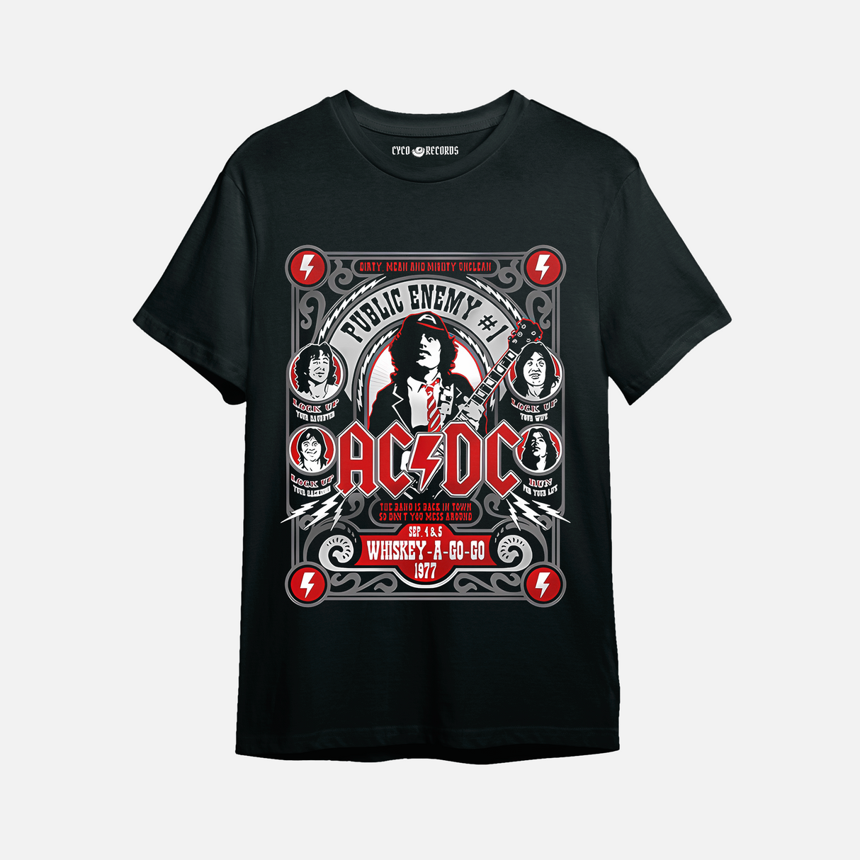 Ac Dc - Publi Enemy N°1 - Polera