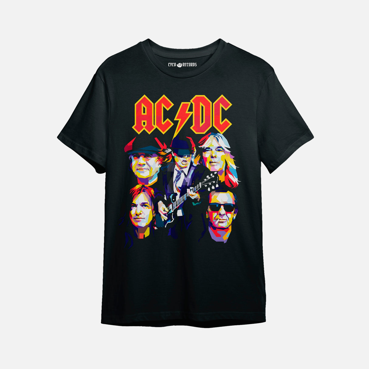 ACDC - Band Mosaic - Polera