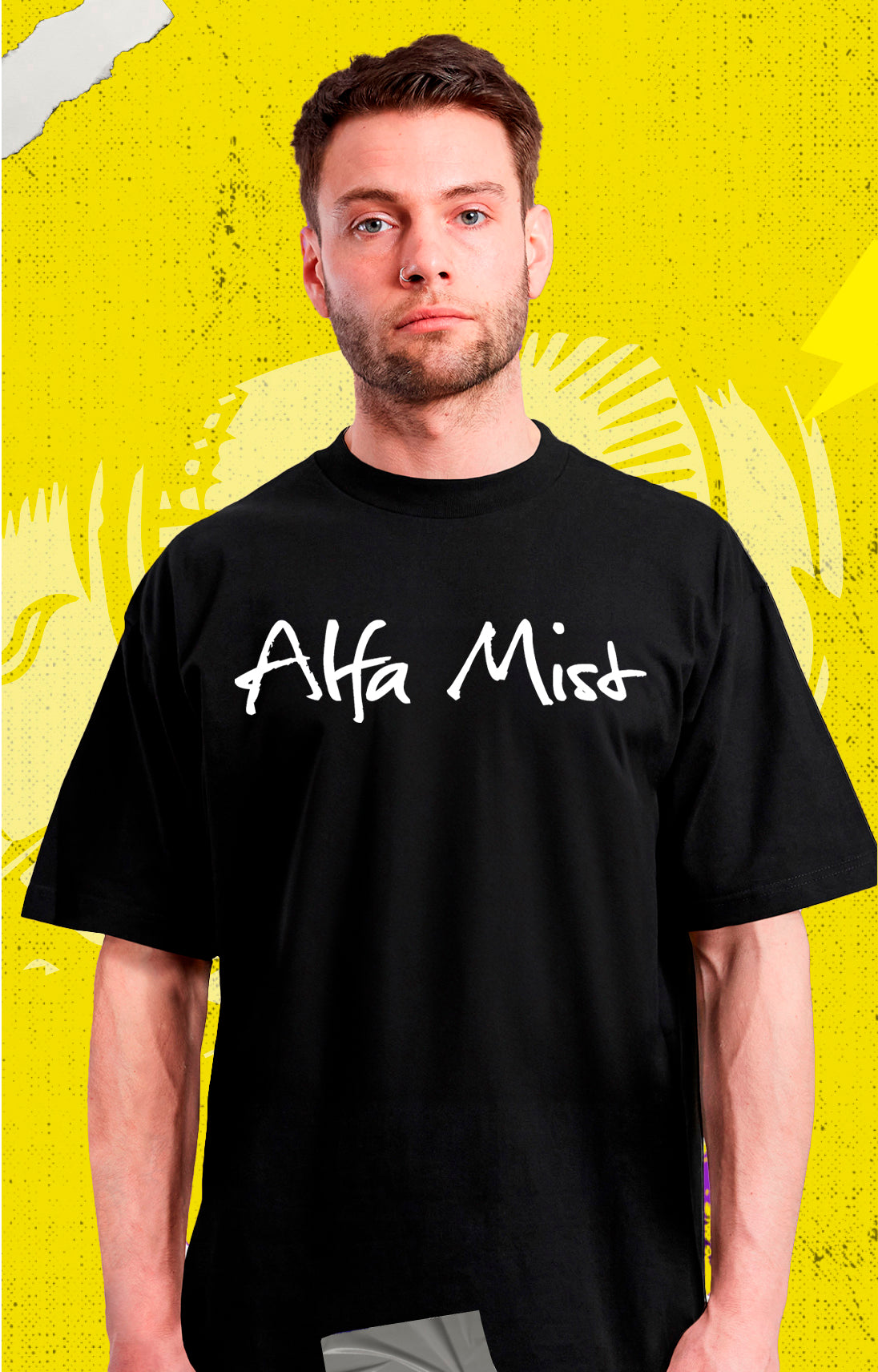 Alfa Mist - Logo - Polera