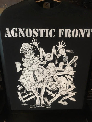 Agnostic Front - Hardcore Punk - Polera - Negro / S