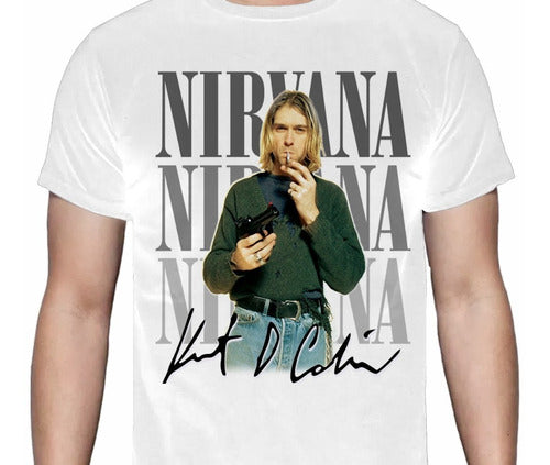 Nirvana - Kurt Gun - Polera