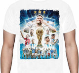 Messi Campeon Del Mundo 2 - Blanca - Polera