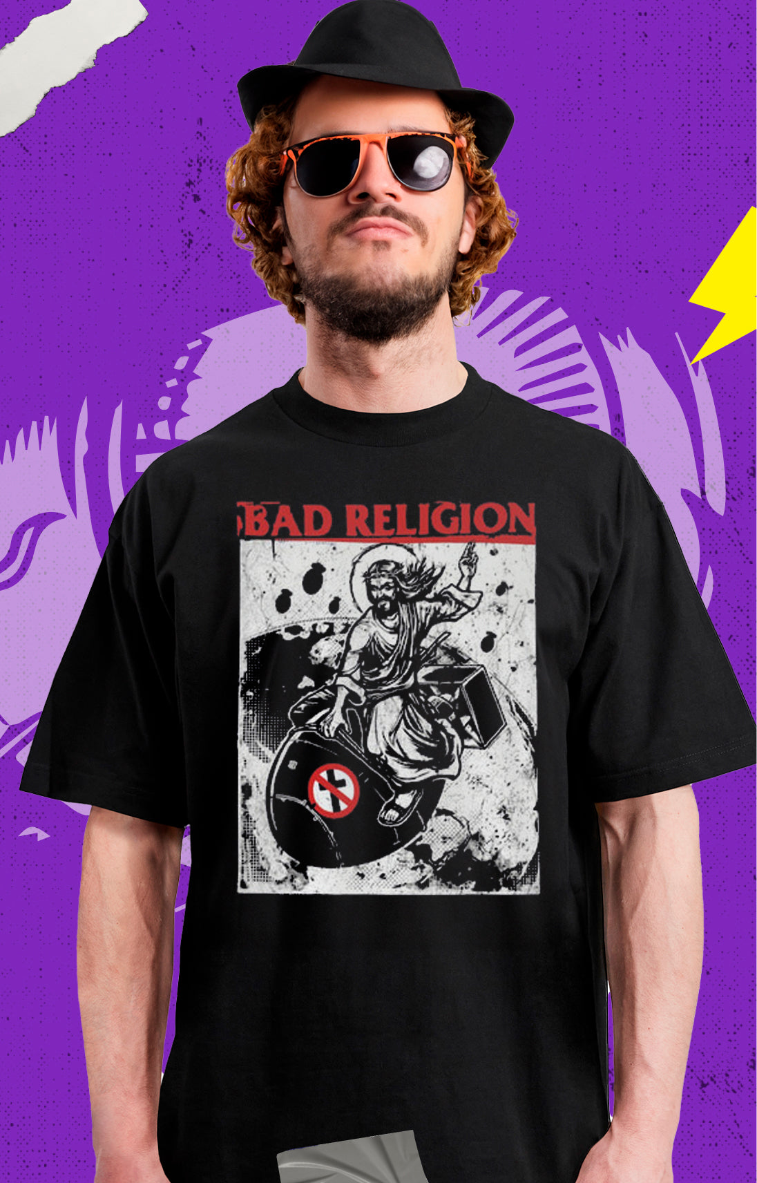 Bad Religion - Mens Atomic Jesus - Polera