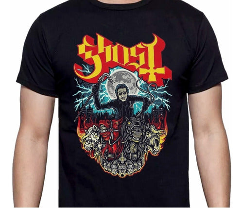 Ghost - Horses - Polera