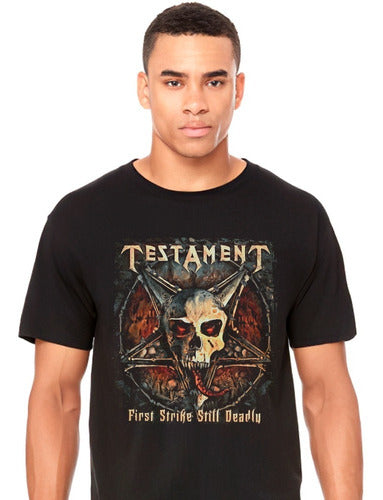 Testament - First Strike Still Deadly - Polera