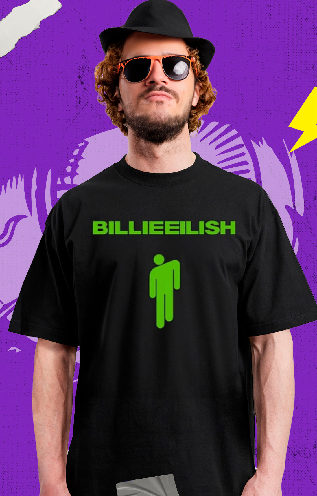 Billie Eilish - Logo - Polera - 10 / Blanco