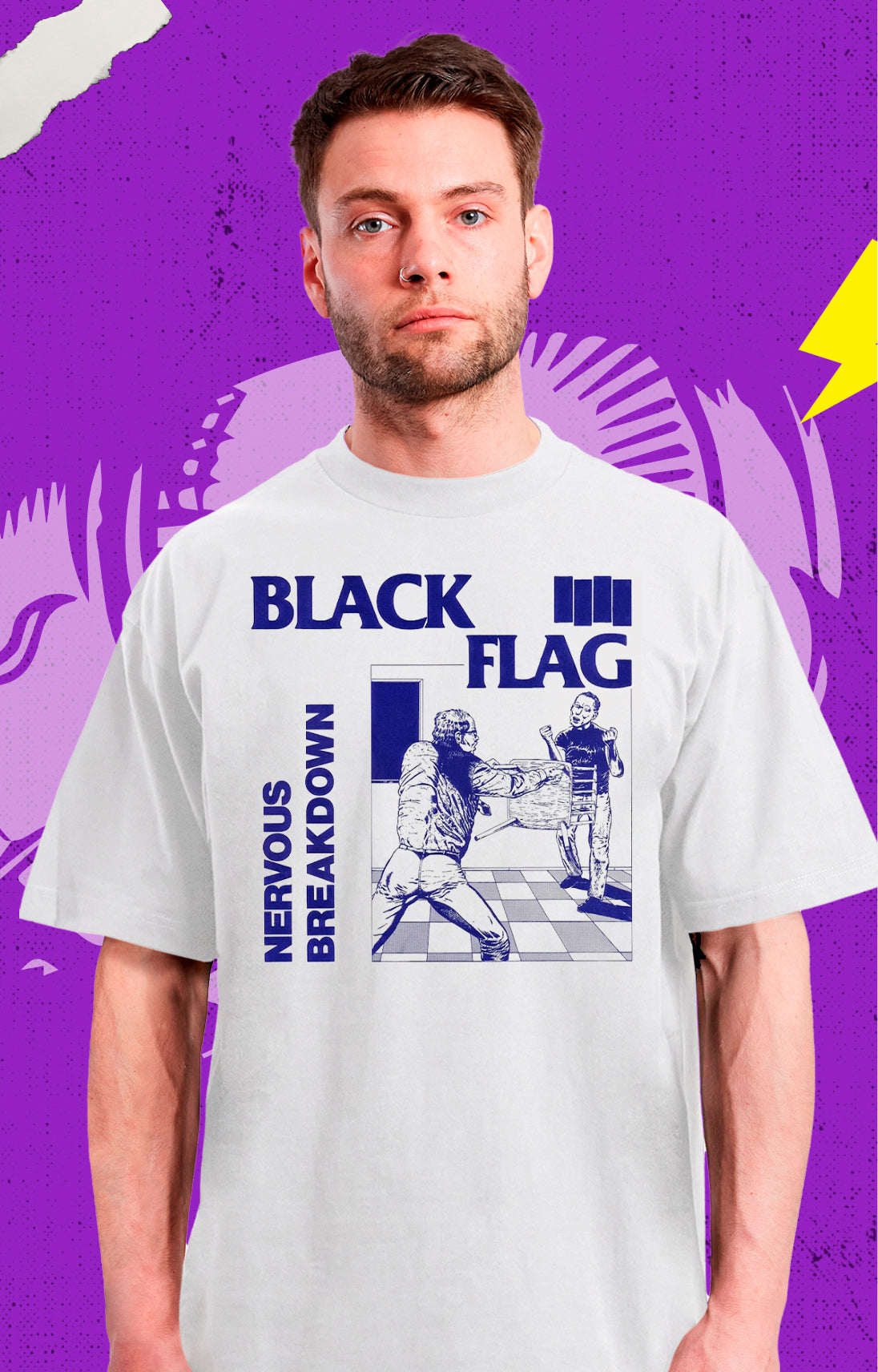 Black Flag - Nervous Breakdown - Polera