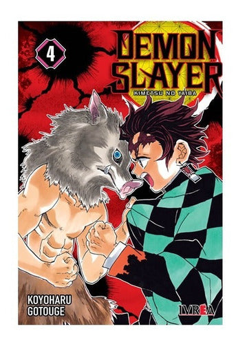 Manga Demon Slayer - Tomo 4 - Ivrea Argentina + Regalo