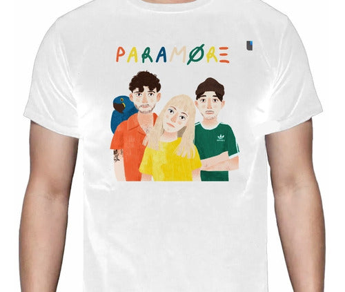 Paramore Dibujo - Banda Rock - Polera
