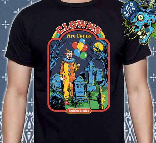 Vintage Evil Kids - Clowns Are Funny - Polera