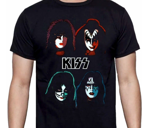 Kiss - Faces - Polera