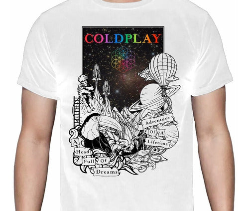 Coldplay - A Head Full - Polera
