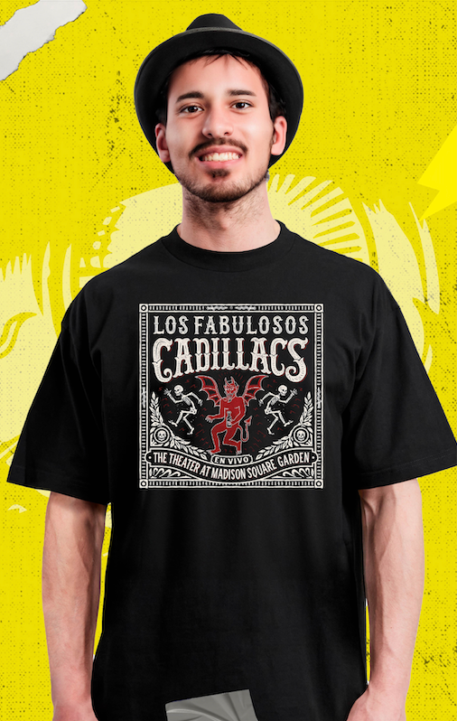 Los Fabulosos Cadillacs - En Vivo Madison - Polera