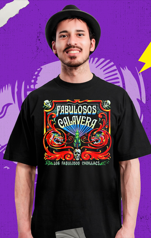 Fabulosos Cadillacs - Calavera - Polera