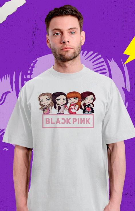 Black Pink - K 2 - Polera - Blanco