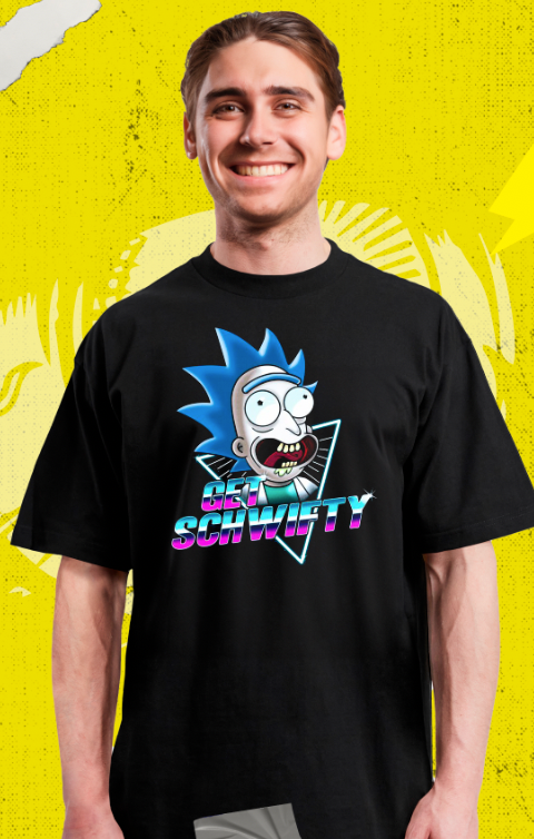 Rick And Morty - Crazy Rick Schiwfty - Polera