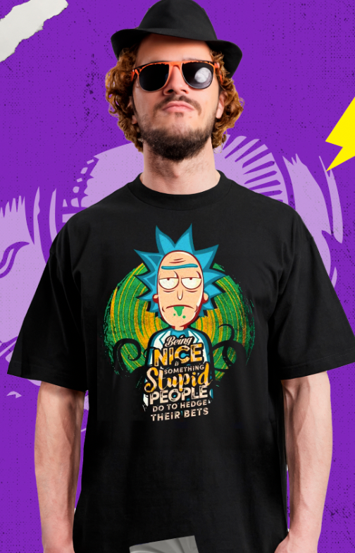 Rick And Morty - Bring Nice - Polera