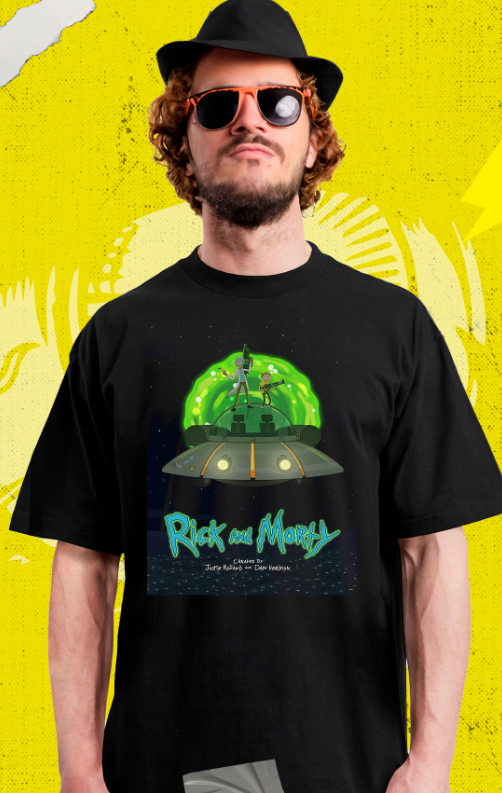 Rick and Morty - Nave Espacial 2 - Polera