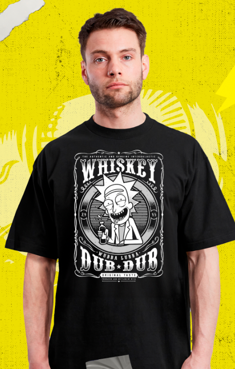 Rick and Morty - Whiskey - Polera