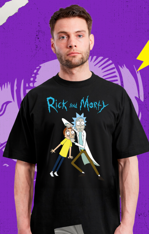 Rick & Morty - Diseño 2 - Polera