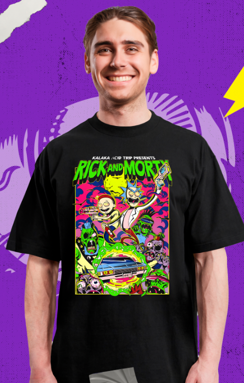 Rick And Morty - Poster - Polera