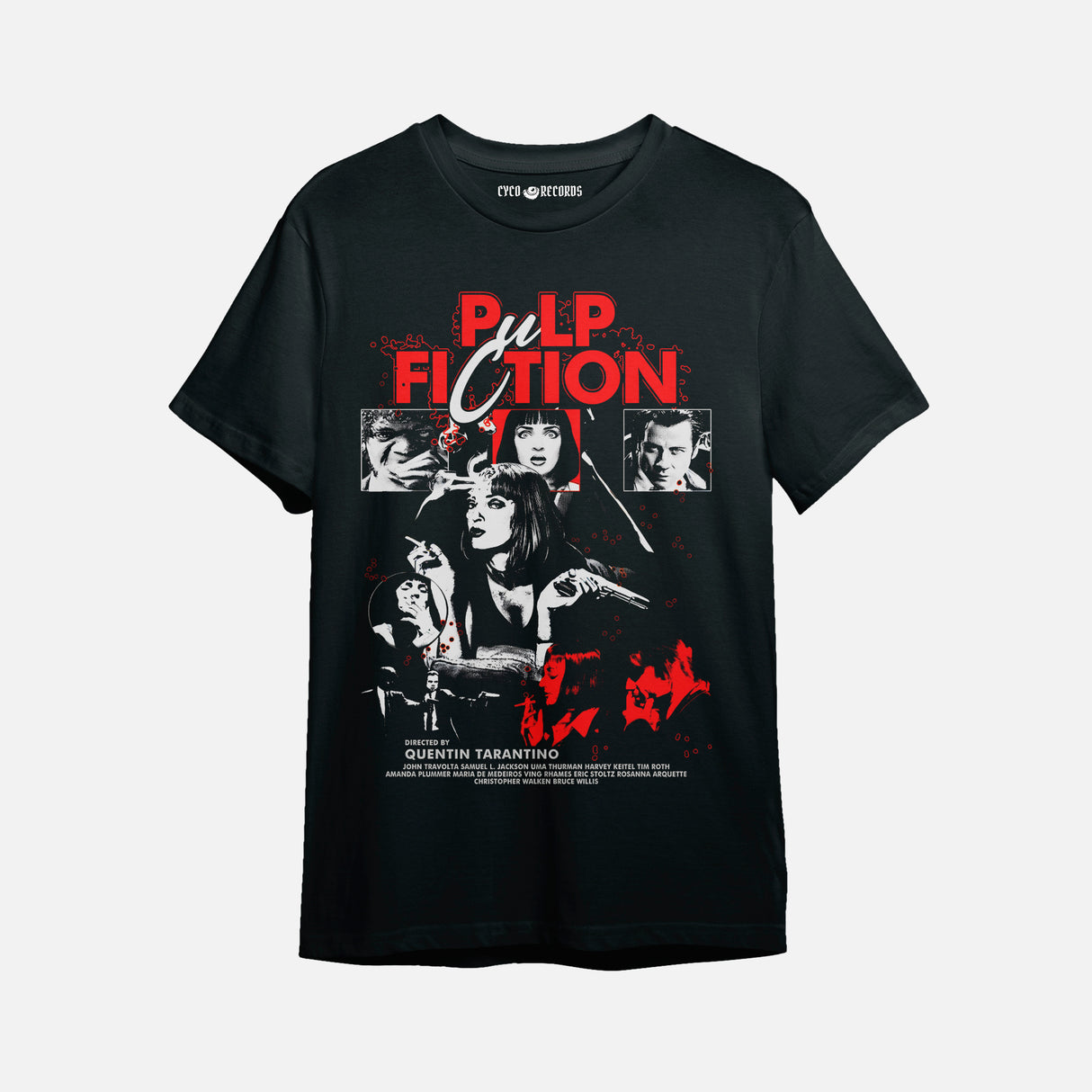 Cine - Pulp Fiction - Red and White - Polera