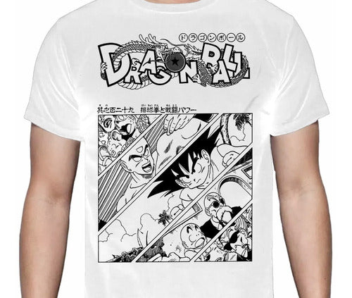 Dragon Ball - Goku Vs Ten Shin Han - Polera
