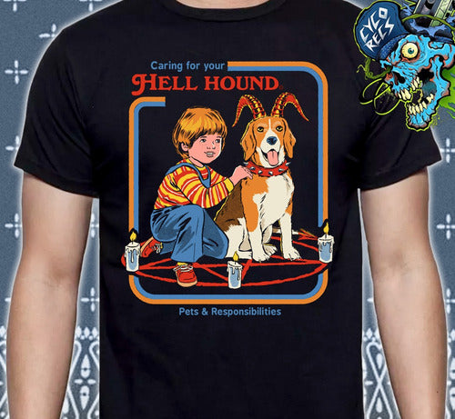 Vintage Evil Kids - Hell Hound - Polera