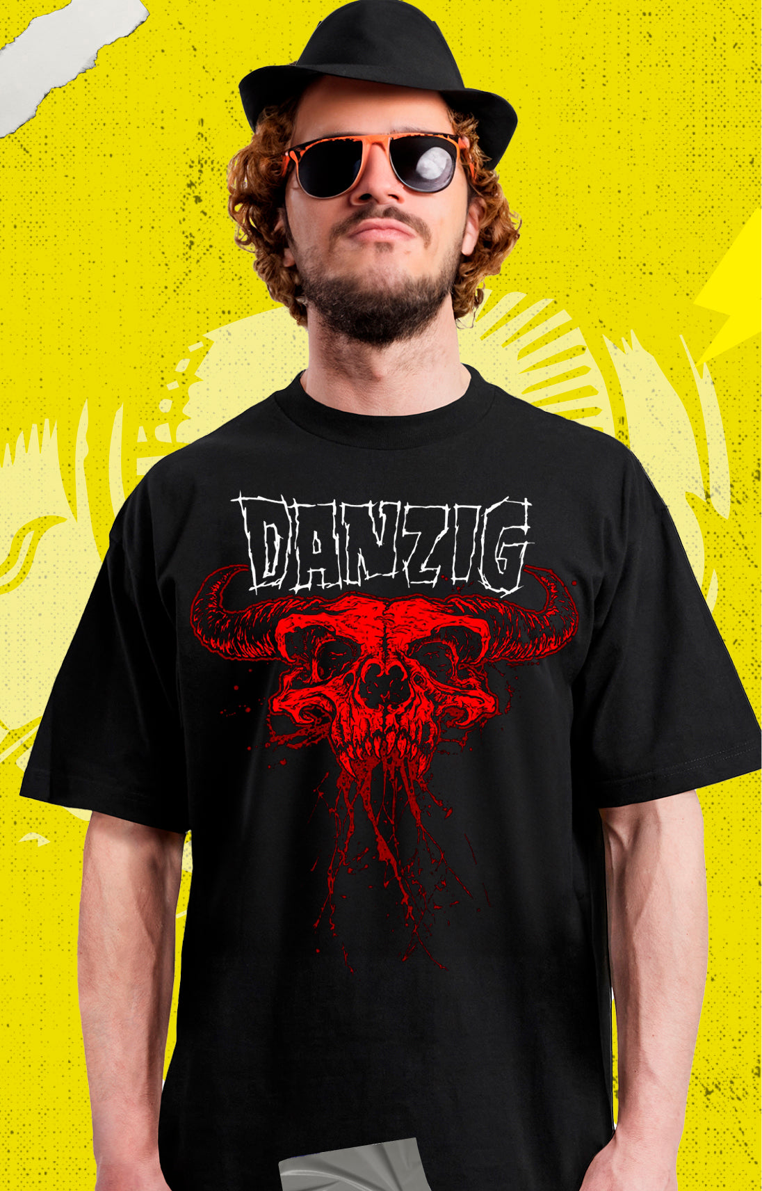 Danzig - Misfits Red Goat - Polera