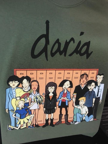 Daria - Verde - Polera - s / Blanco
