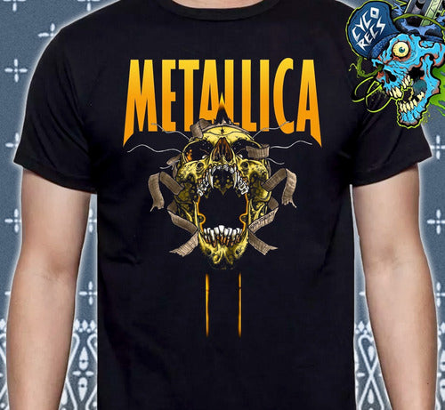 Metallica - Craneo Skull - Polera