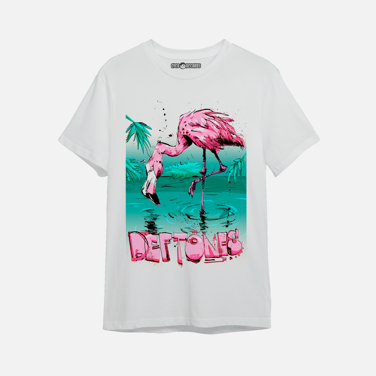 Deftones - Pink Flamingos - Polera