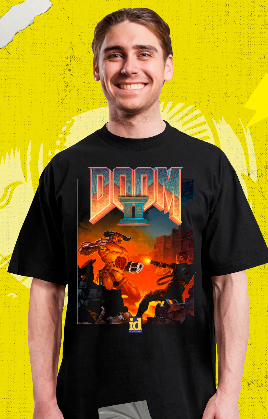 Doom - Ii - Polera - 10 / Blanco