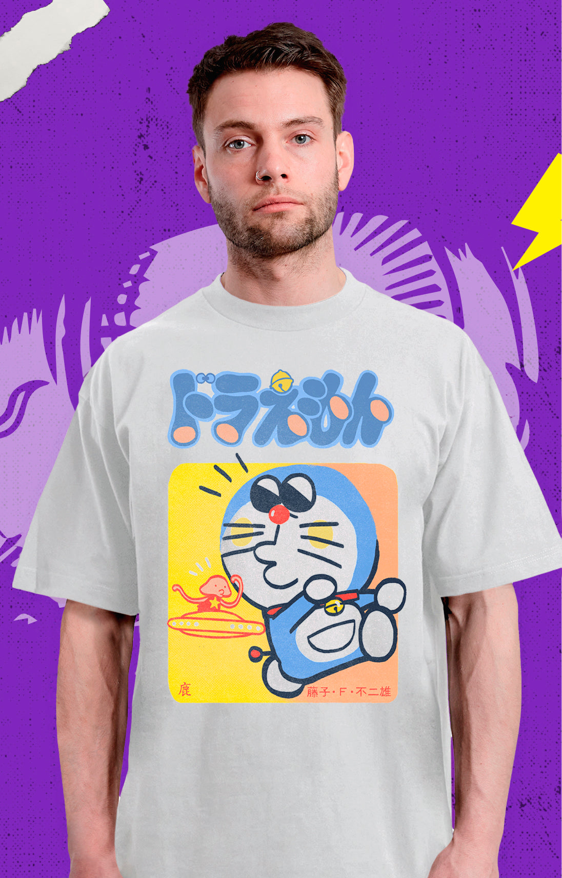 Doraemon Ovni - Gato Cosmico - Polera