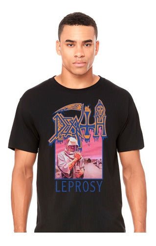 Death - Leprosy - Polera - l / Blanco