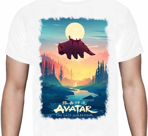 Avatar Last Airbender - Polera Series - Polera - s / Blanco