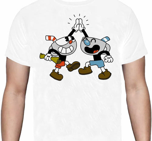 Cuphead - Cuphead Y Mugman - Polera