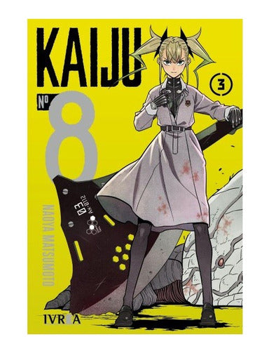 Manga Kaiju 8 -  Tomo 3 - Ivrea Arg. + Reg.