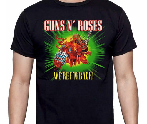 Guns N' Roses - Were' F'n' Back Tour - Polera