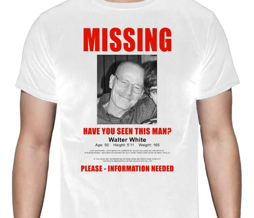 Breaking  Bad - Walter White Se Busca - Polera