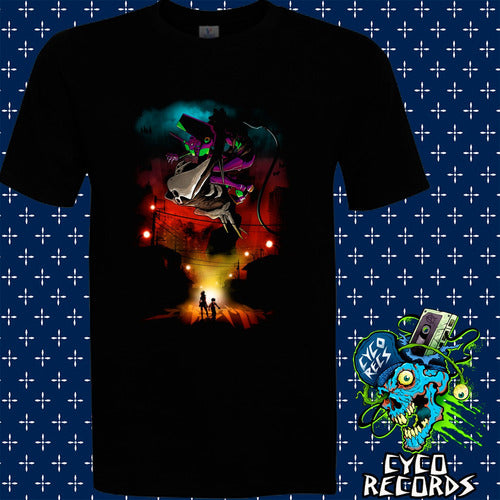 Evangelion - Poster Negro - Polera