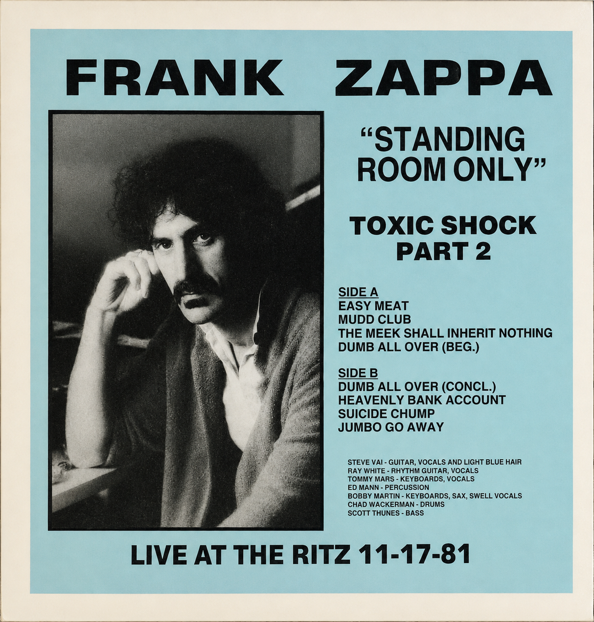 Frank Zappa – "Standing Room Only" Toxic Shock Part 2 - Vinilo Simple
