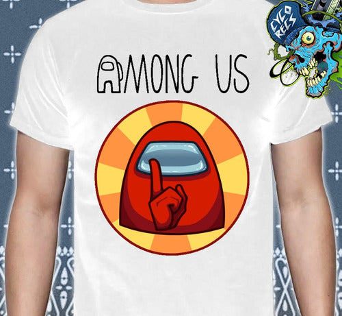 Among Us - Impostor - Polera - 10 / Blanco
