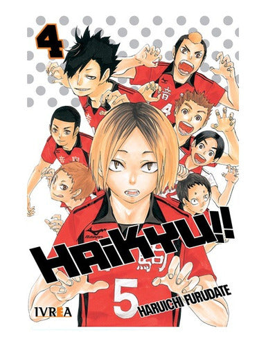 Manga Haikyu!! - Tomo 4 - Ivrea Arg. + Reg.