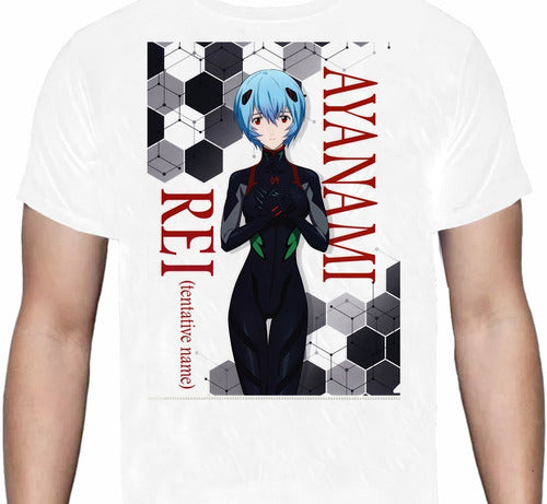 Evangelion Rei Traje Negro - Polera - Polera