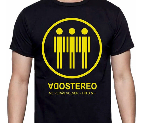 Soda Stereo - Me Verás Volver Logo - Polera