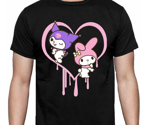 Sanrio - My Melody Kuromi Hello Kitty Kawaii - Polera