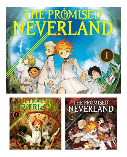 Pack The Promised Neverland Tomos 1, 2 Y 3 Ivrea Arg. + Reg.