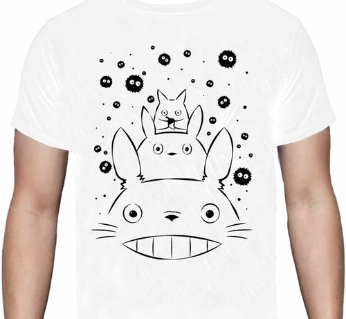 Ghibli - Totoro Silueta - Polera